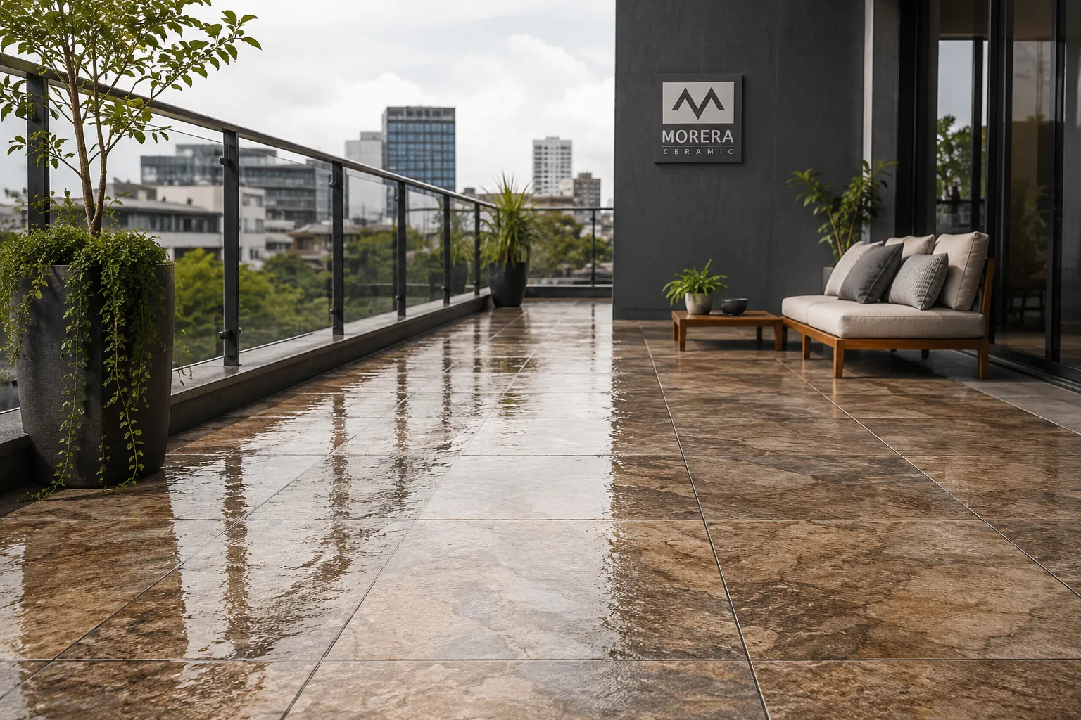 Best Anti Skid Tiles for Balconies and Terraces