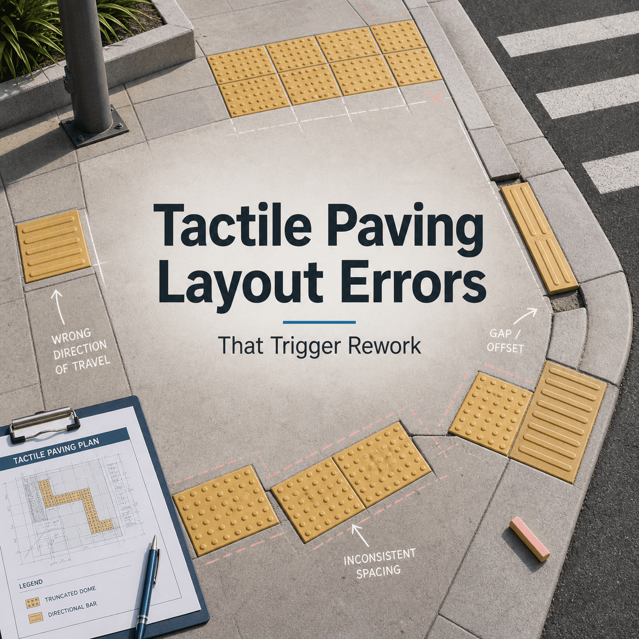Tactile Paving Layout Errors