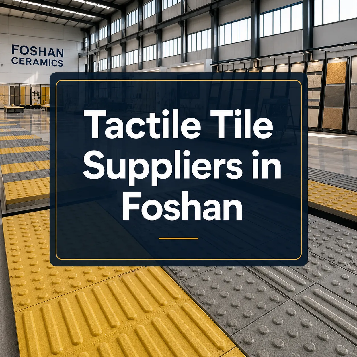 Best Tactile Tile Suppliers in Foshan: A Complete Guide for Small Business Buyers in 2026